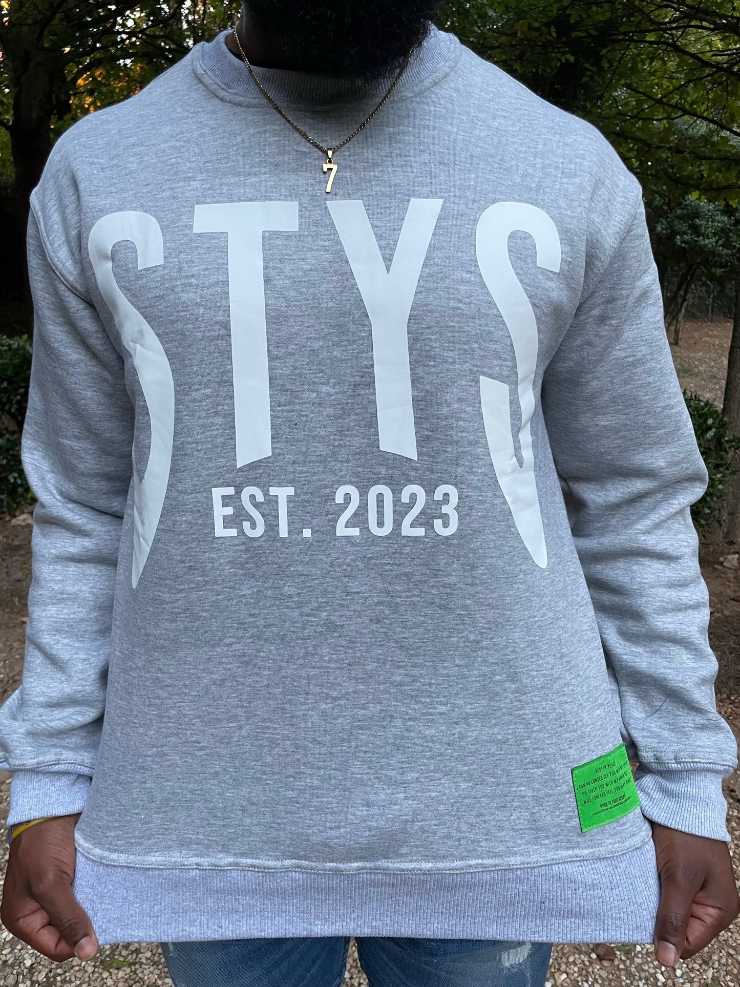 Gray Fall Crewneck