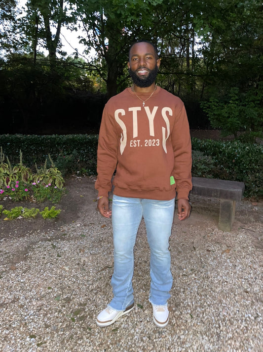 Brown Fall Crewneck